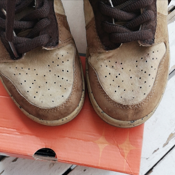 Authentic Nike Dunk High Shima Shima2 rare brown - Picture 10 of 15